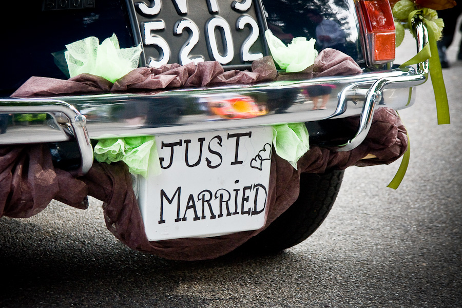 just married